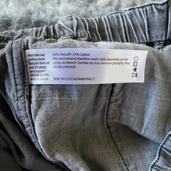 Fisher Project Chambray Dark Gray Drawstring Pants - Picture 7 of 9